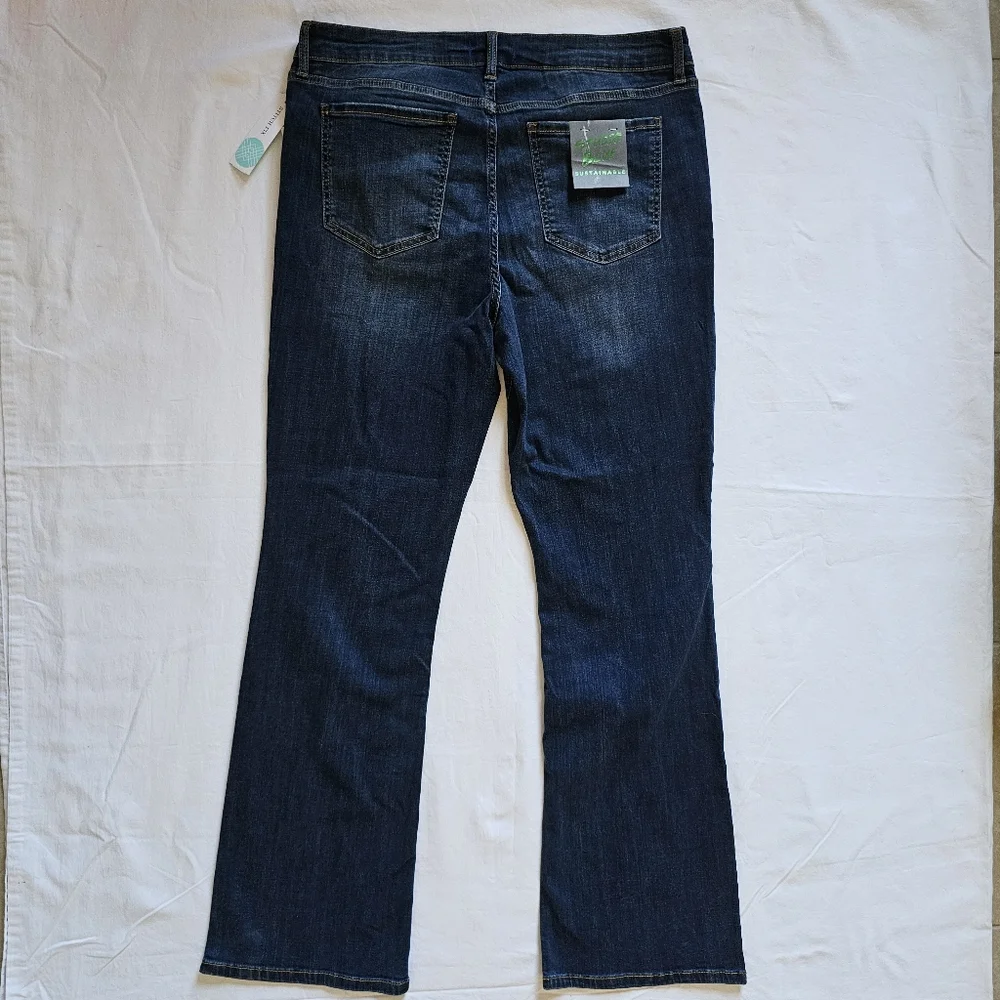 NWT Studio Blue Imogen Stretchy Denim High-rise Western Bootcut Jeans Size 33 - Picture 4 of 6